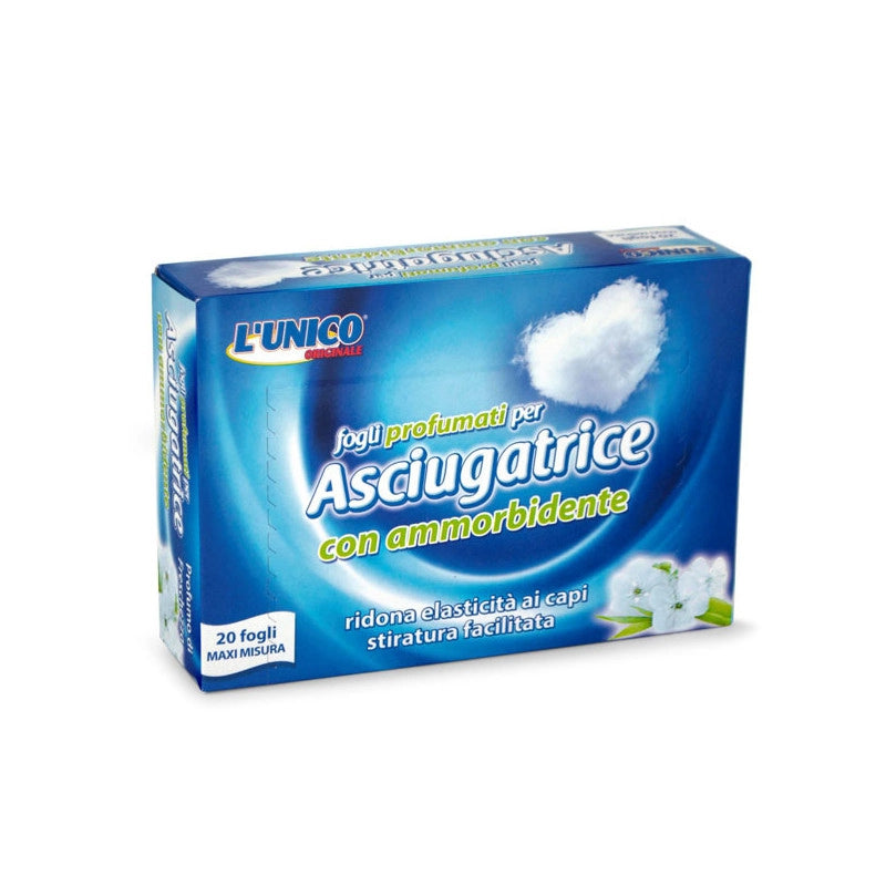 Fogli Profumati Asciugatrice Pz 20 L'Unico