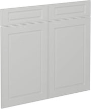 Frontale cucina R-Line, Bianco casa di campagna, 79.2 x 70.8 cm frontale del mobile per mobile base con cassetti