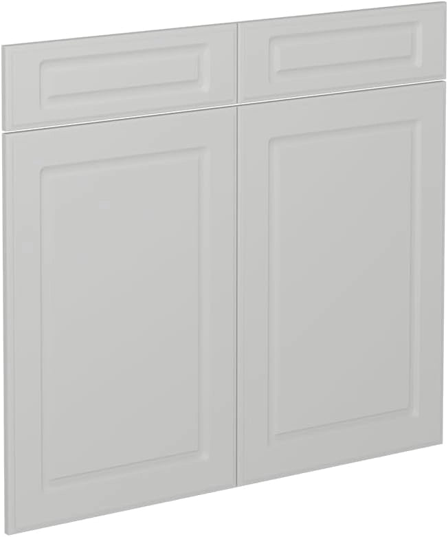 Frontale cucina R-Line, Bianco casa di campagna, 79.2 x 70.8 cm frontale del mobile per mobile base con cassetti