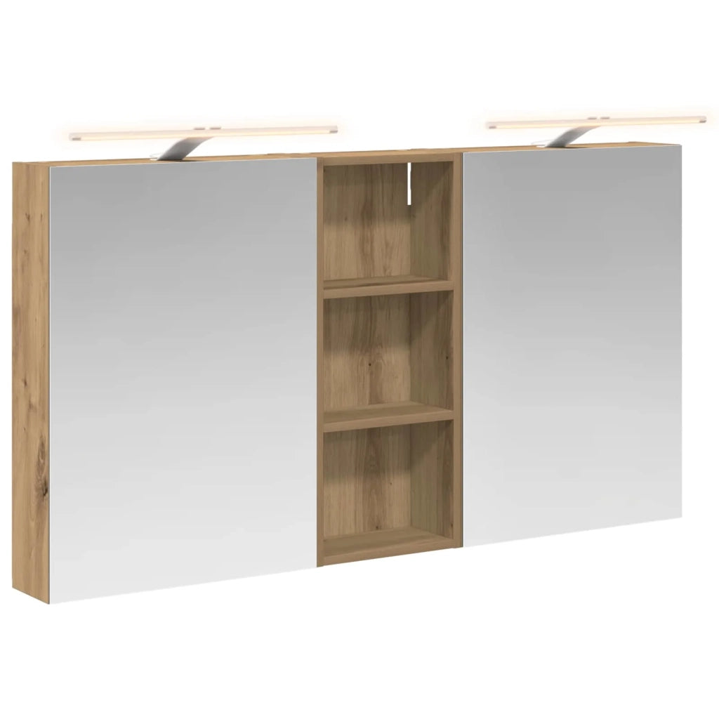 Set di Armadi da Bagno con lo scaffale 3 pcs 130 x 14,5 x 70 cm 3403775