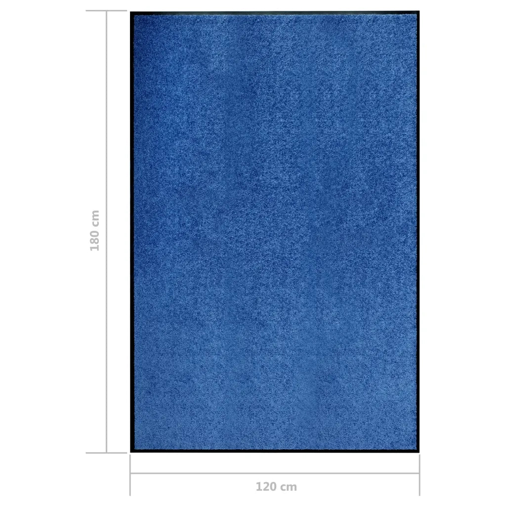 Zerbino | Tappetino Lavabile Blu 120x180 cm