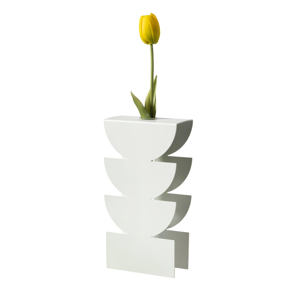 Vaso portafiore decorativo Memphis Bianco marmo