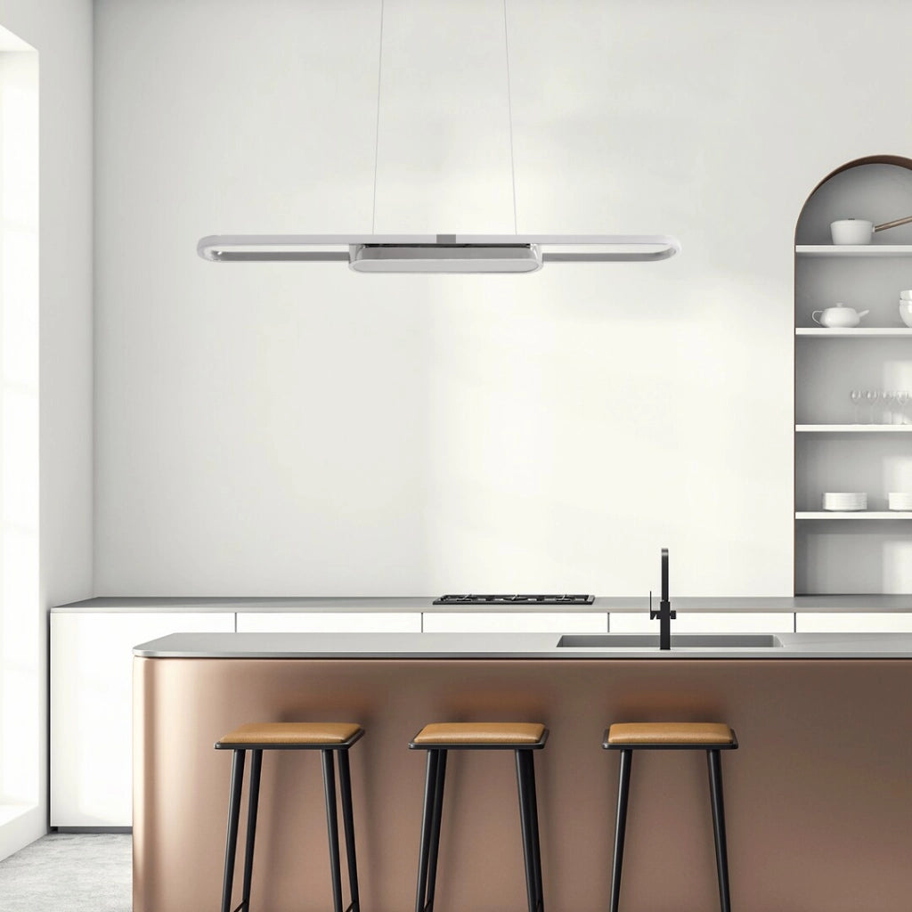 Lampada a sospensione LED 48W Contessa Rabalux cromata
