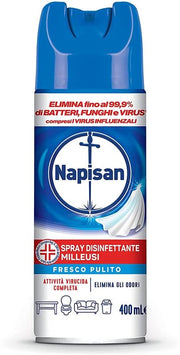 NAPISAN SPRAY DISINFETTANTE MILLE USI FRESCO PULITO ELIMINA GLI ODORI  DA 400 ML