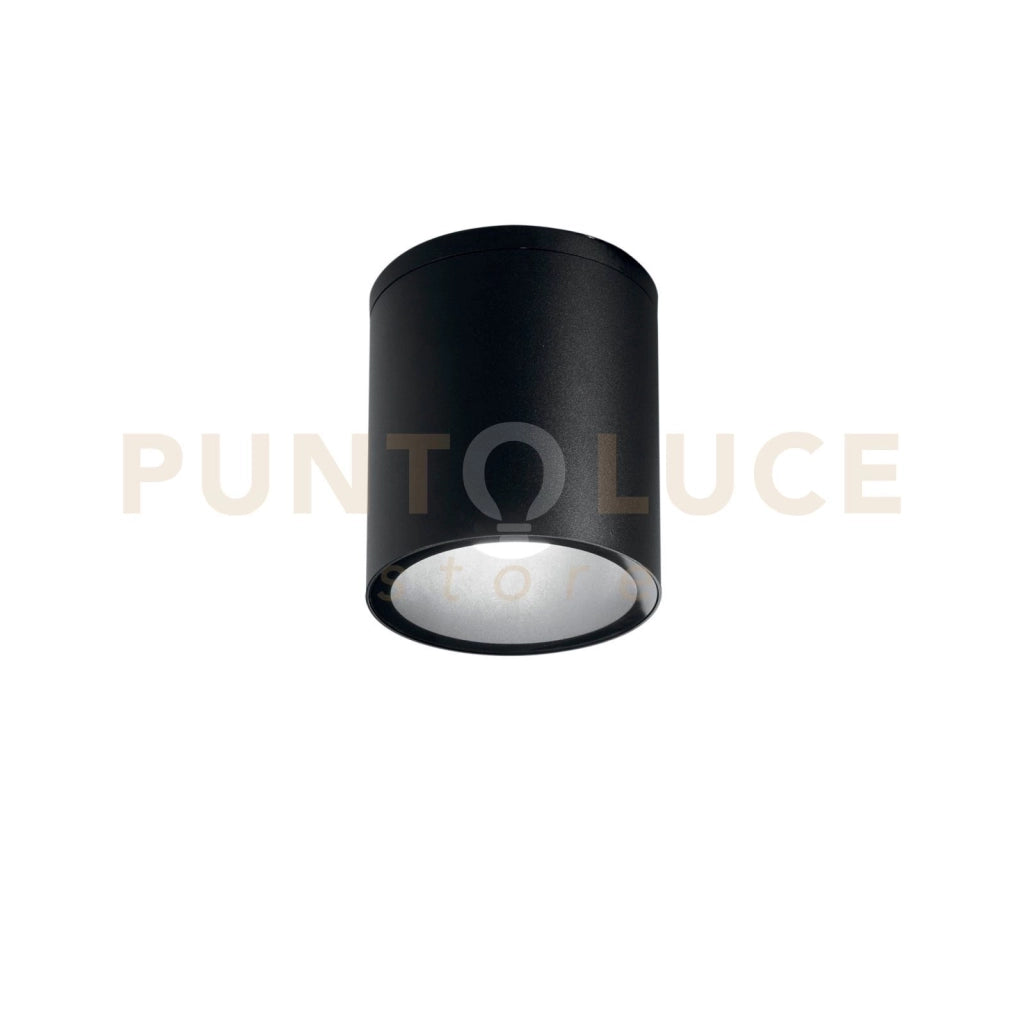 PLAFONIERA CITIZEN NERA TONDA 1 LUCE ATTACCO E27 IP54 14,5X17CM