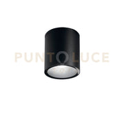 PLAFONIERA CITIZEN NERA TONDA 1 LUCE ATTACCO E27 IP54 14,5X17CM
