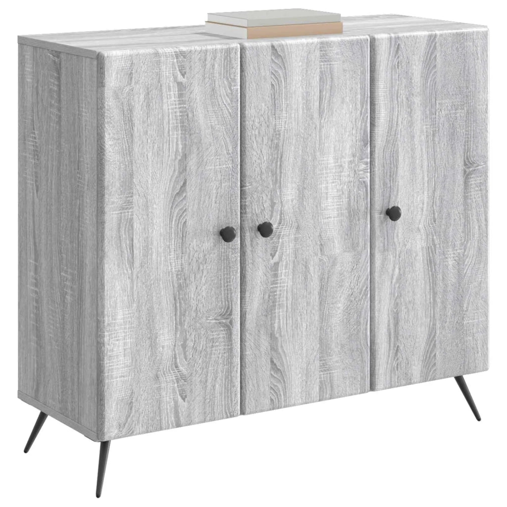 Credenza Grigio Sonoma 89 x 34,5 x 80 cm Legno ingegnerizzato