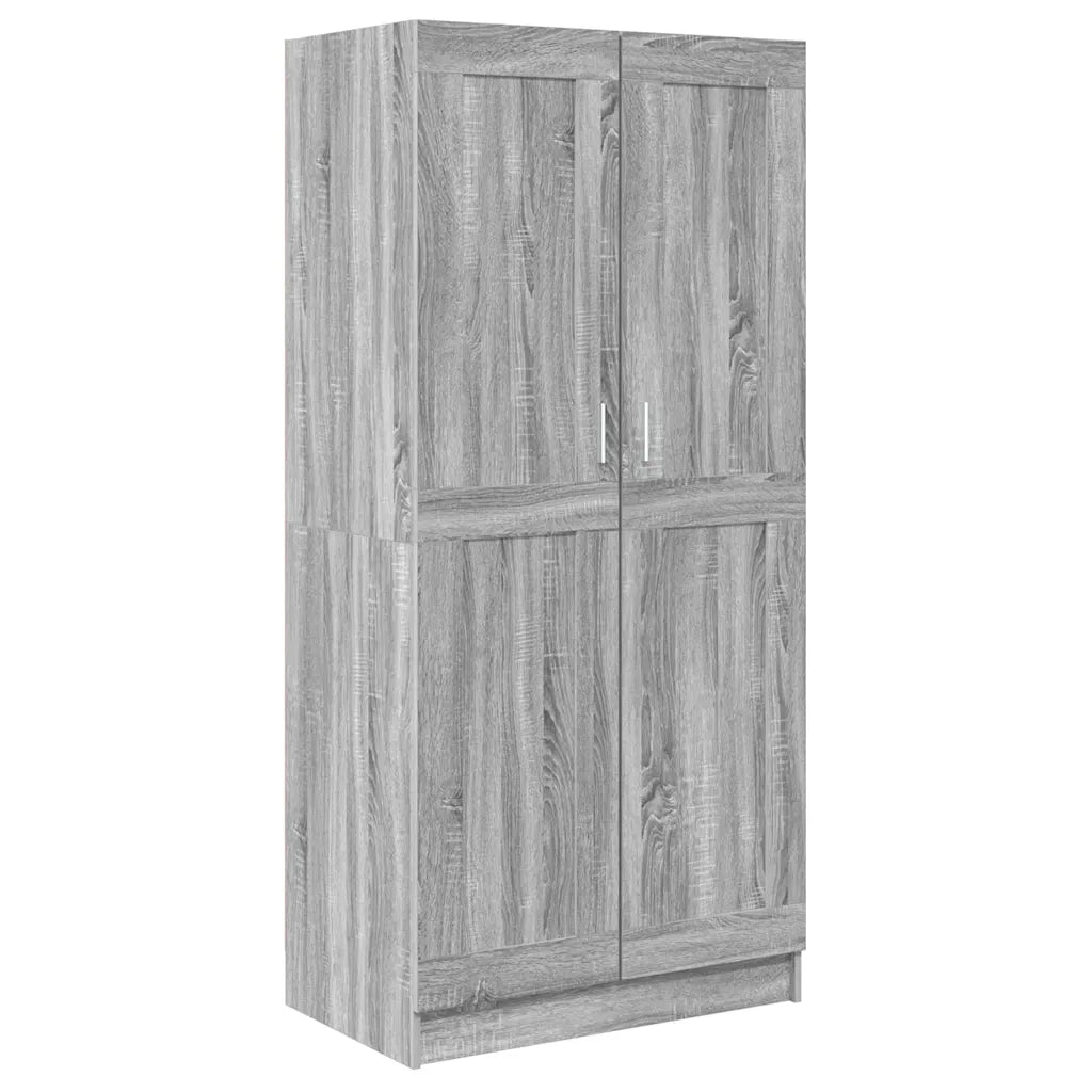 Armadio Grigio Sonoma 82,5x51,5x180 cm in Legno Multistrato 826639