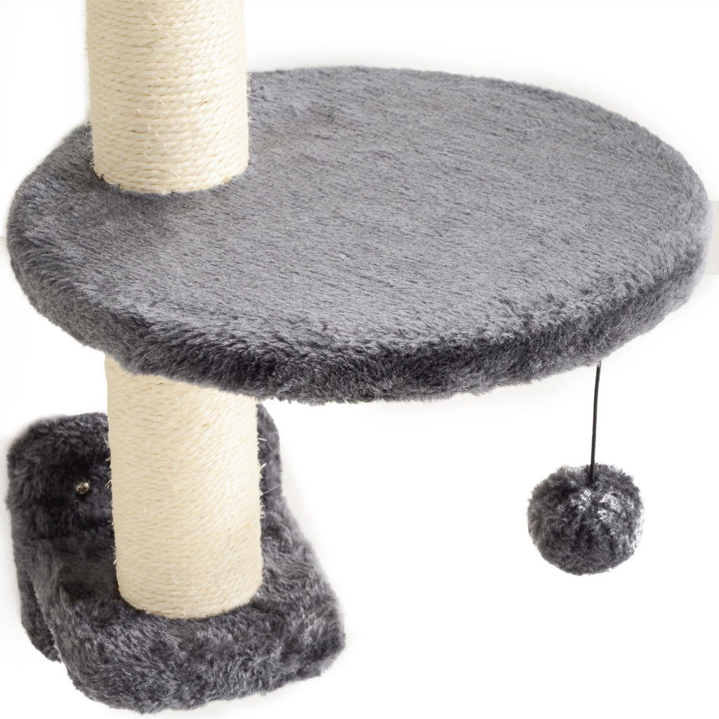 Casetta per Gatti con Amaca e Scala ¨C Minimal ¨C Grigio Scuro