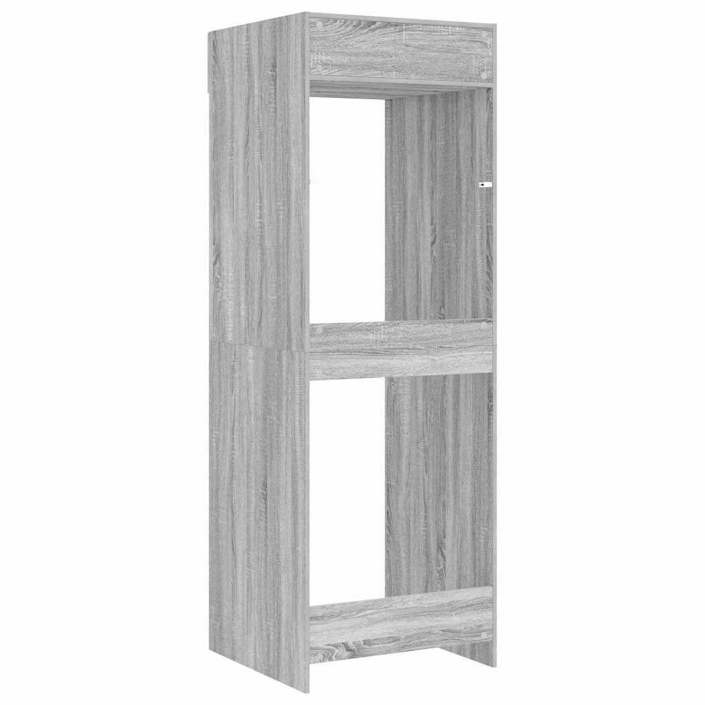 Mobiletto per lavatrice Grigio Sonoma 67,5 x 68 x 200 cm 3422789