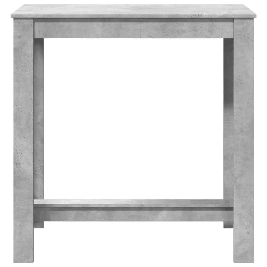 Tavolo da Bar Grigio Cemento 102x50x103,5 cm Legno Multistrato 854412