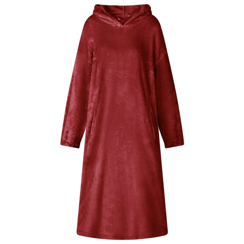 Felpa coperta Rosso Bordeaux l Flanella CFW1357759