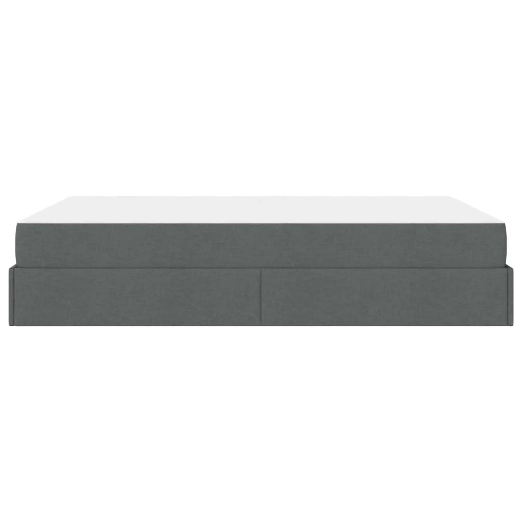 Struttura letto con materasso 2 pcs Grigio Sfumato Tessuto 3399488