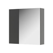 Vicco Specchio contenitore bagno Antracite 60 x 59.2 cm Con ripiani e 1 anta a specchio