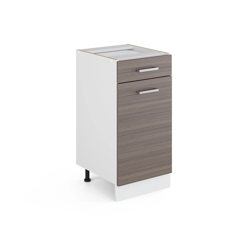 Vicco Base universale Grigio 40 cm con cassetto, senza piano di lavoro