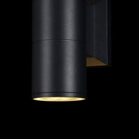 Lampada da parete Outdoor in Metallo Bowery Nero