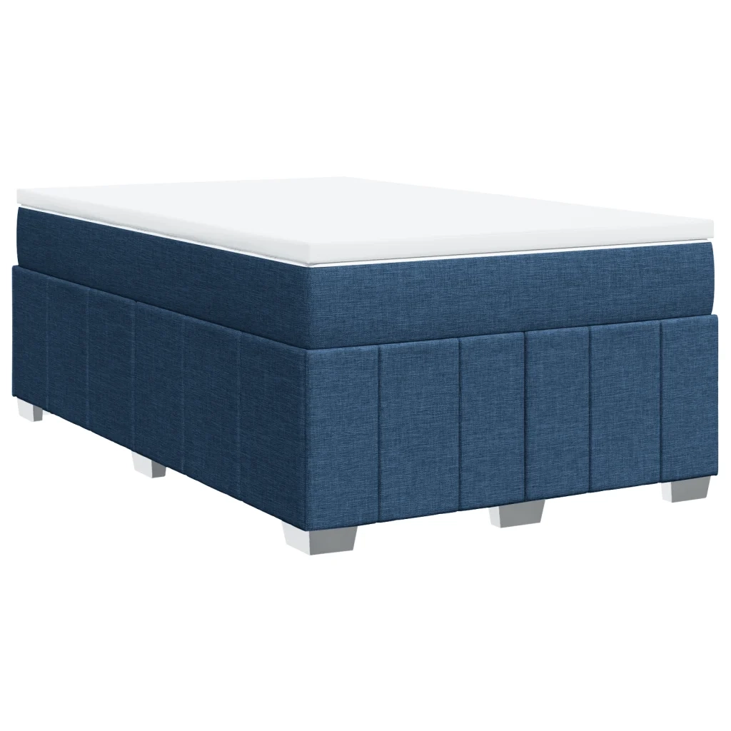 Giroletto a Molle con Materasso Blu 120x200 cm in Tessuto 3285469