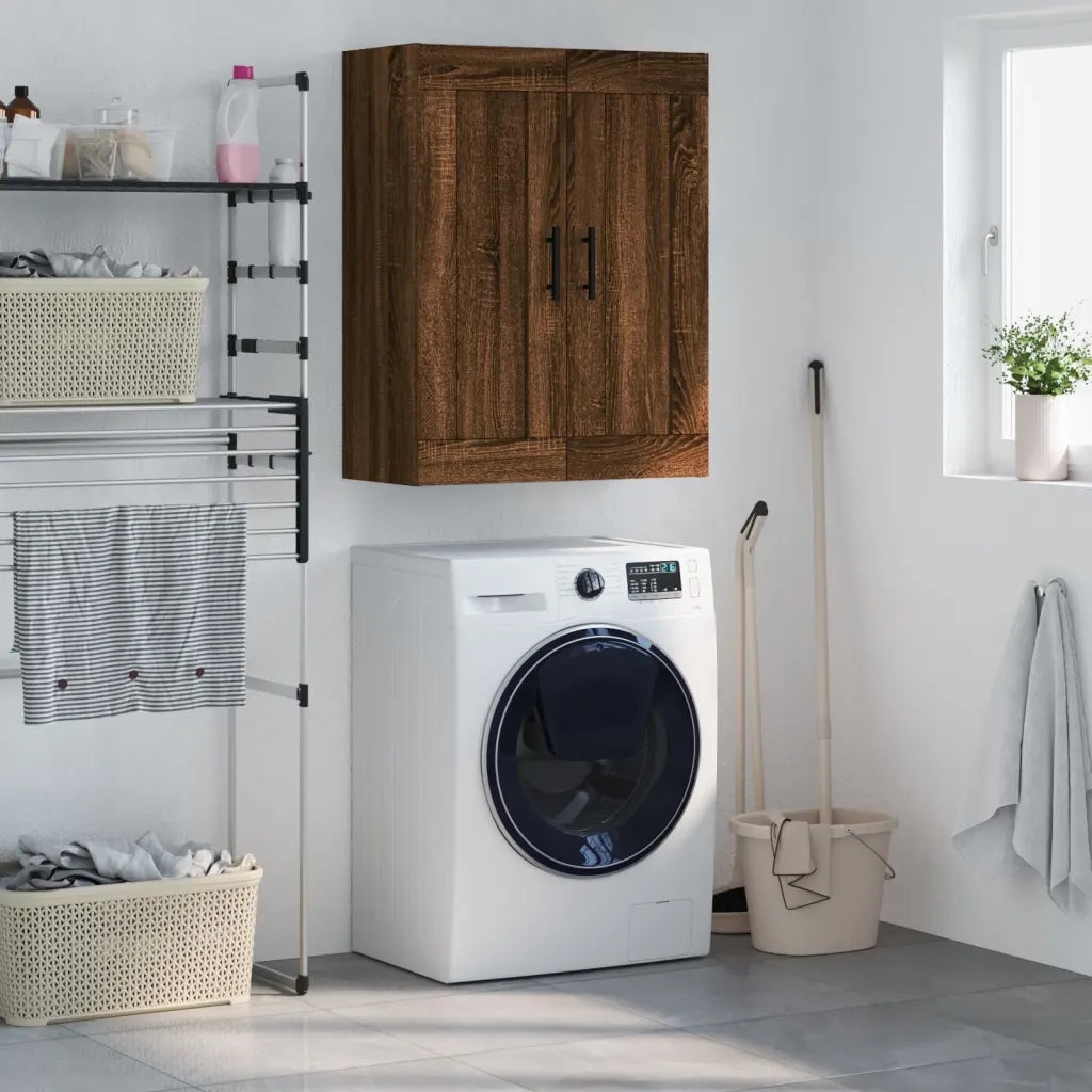 Mobile a Parete Rovere Marrone 69,5x34x90 cm Legno Multistratocod mxl 80970