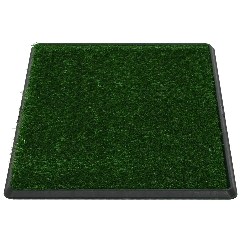 Toilette Animali con Vassoio e Prato Finto Verde 76x51x3cm WC 170769
