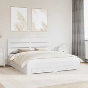 Struttura del letto Bianco 180 x 200 cm Legno multistrato 3411943