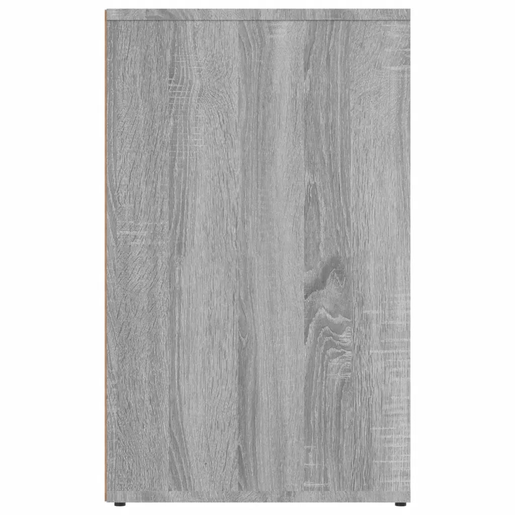 Armadietto Cosmetici Grigio Sonoma 80x40x65cm Legno Multistrato 820506