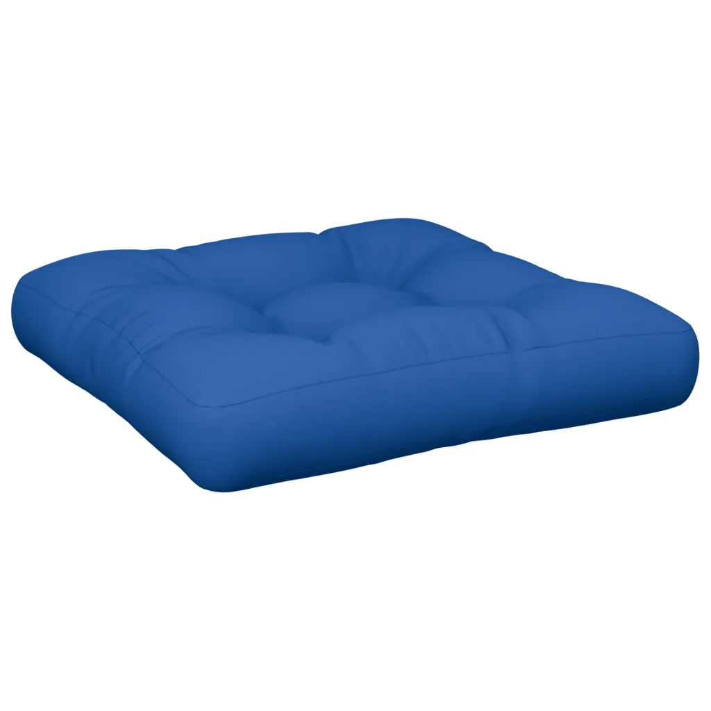 Cuscino per pallet | Cuscini per sedie Blu Reale 60x60x12 cm in Tessuto
