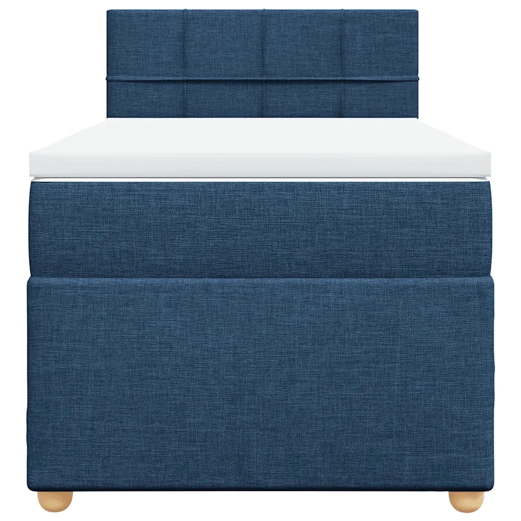 Giroletto a Molle con Materasso Blu 80x200 cm inTessuto 3286513