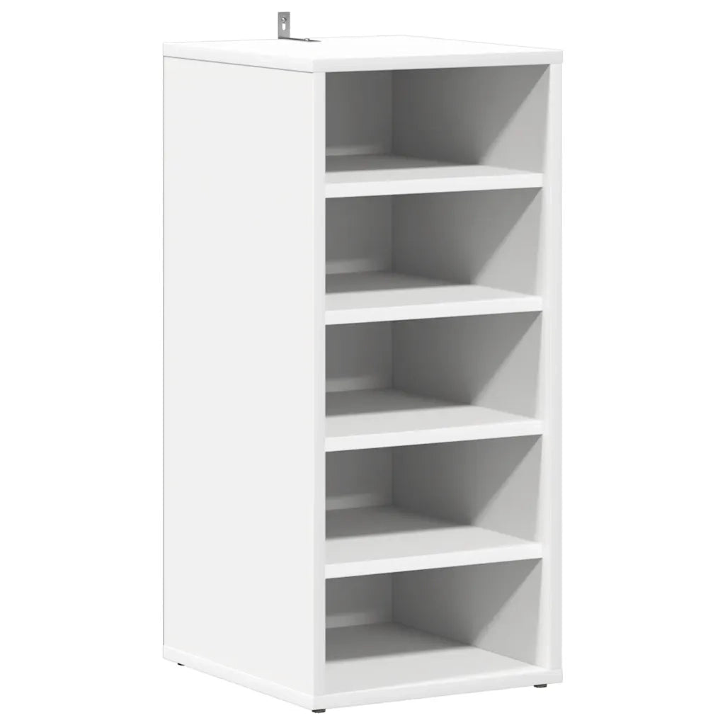 Scarpiere 2 pz Bianche 31,5x35x70 cm in Truciolato