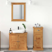 Set di mobili per il bagno con porta VIGO 3 pcs Marrone miele 3328543