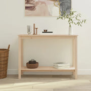 Tavolo Consolle 110x40x80 cm in Legno Massello di Pino 822282