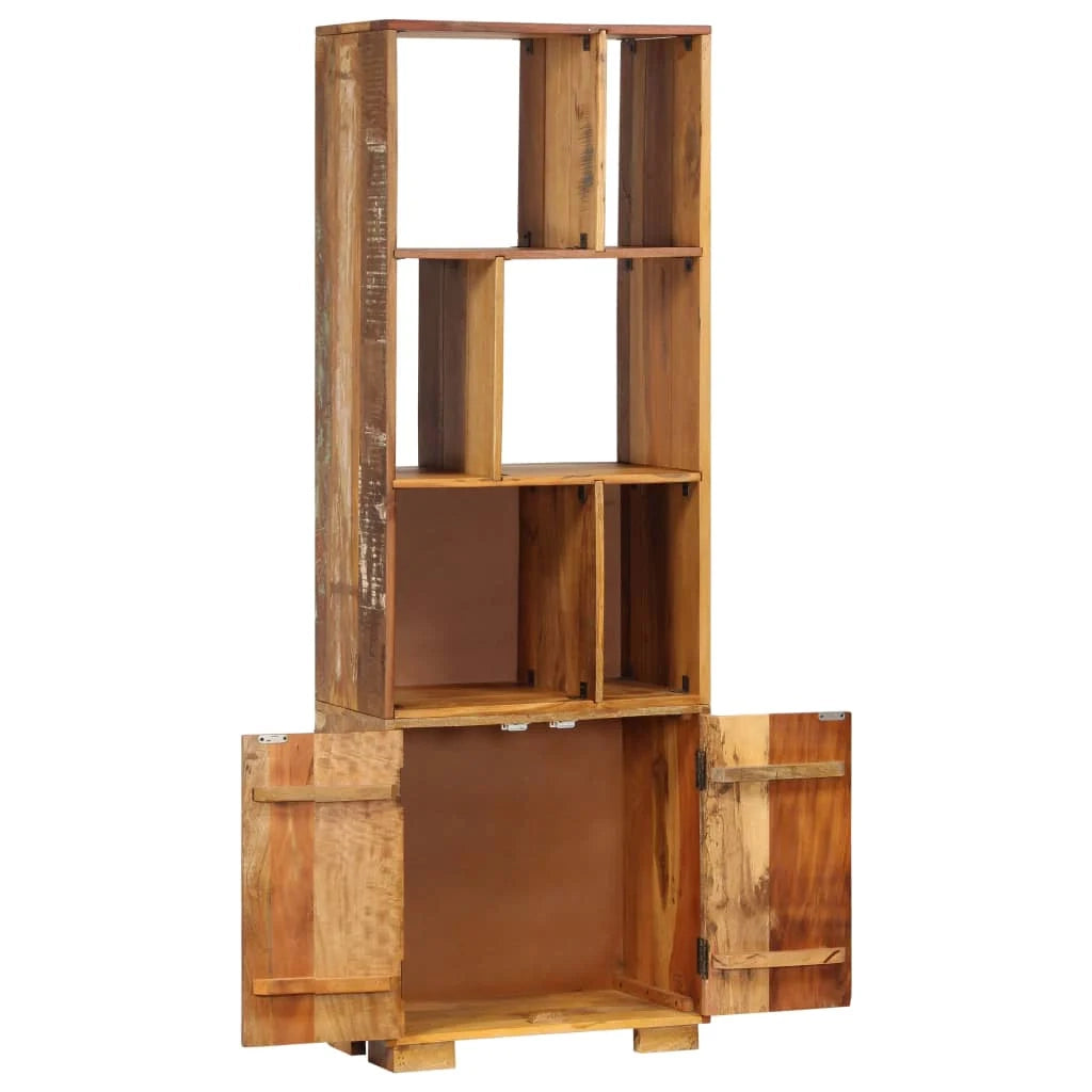 Scaffale mobile mobile di design libreria 180 cm legno massello di recupero 2702066/2