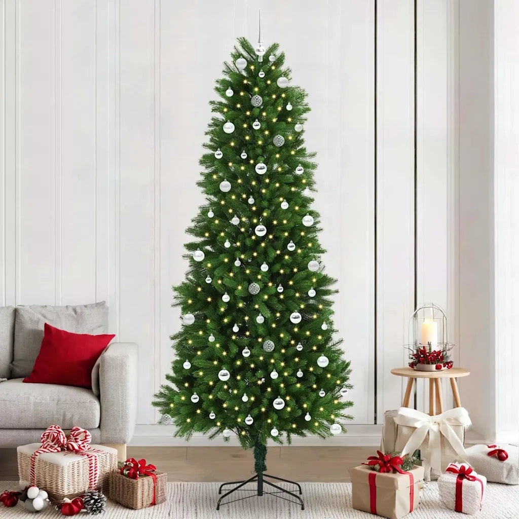 Albero di Natale con 300 LED con supporto Verde 240 cm PE 3396354