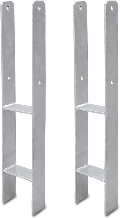 Supporti per Palo 2x 600MM Supporto per Palo H-Palo 111MM