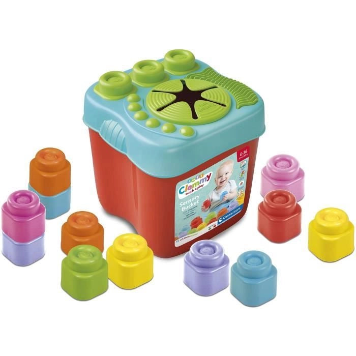 Clementoni - cesto sensoriale Clemmy - 15 pezzi