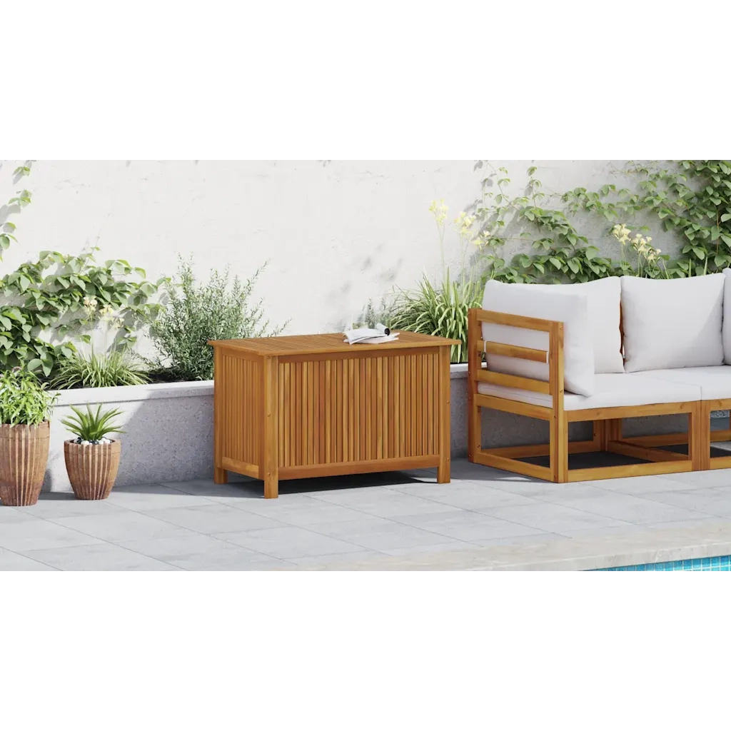 Contenitore da Giardino 90x50x58 cm in Legno Massello di Acaciacod mxl 97117