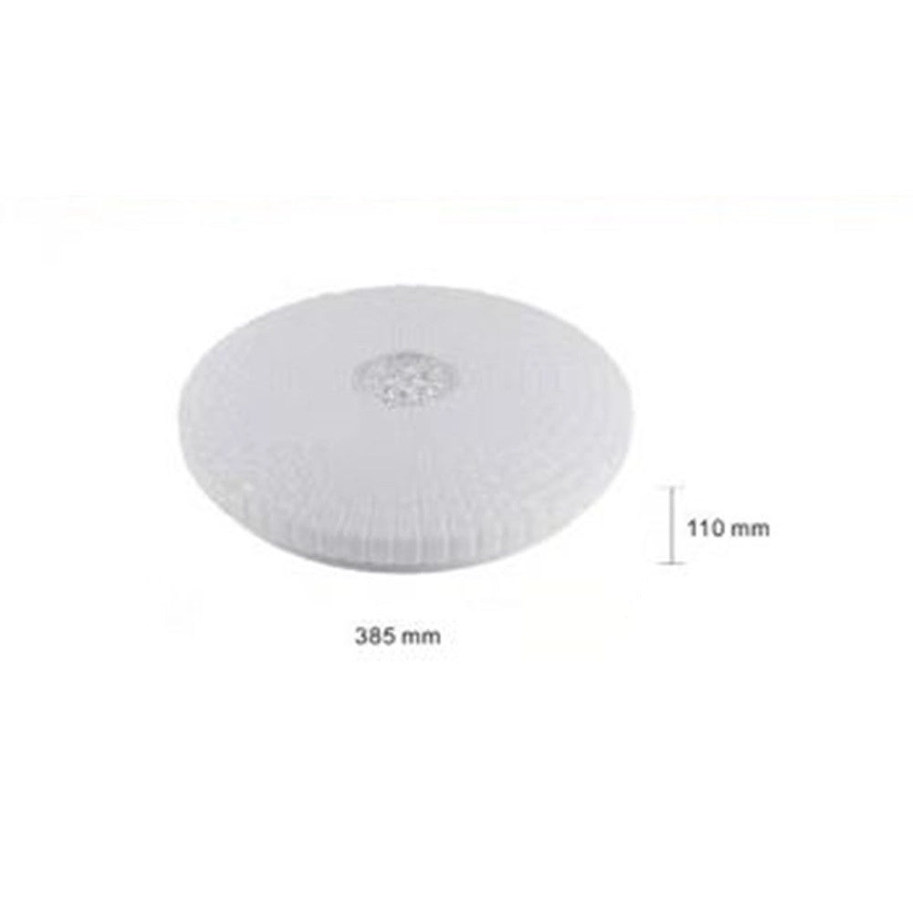 Trade Shop - Plafoniera Soffitto 45w Decoro Con Cristalli Centrale Luce Fredda Naturale Fst-40a21081 - -bianco Freddo      -