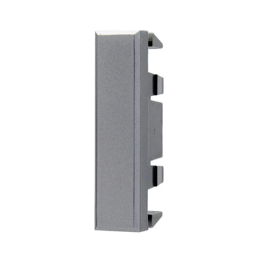 Trade Shop - 4 Copritasti Copriforo Mezzo Modulo Silver Compatibile Bticino Axolute -