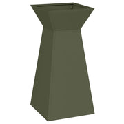 Fioriere | Cassetta per fiori | Vaso a Pilastro Oliva 35 x 35 x 73 cm