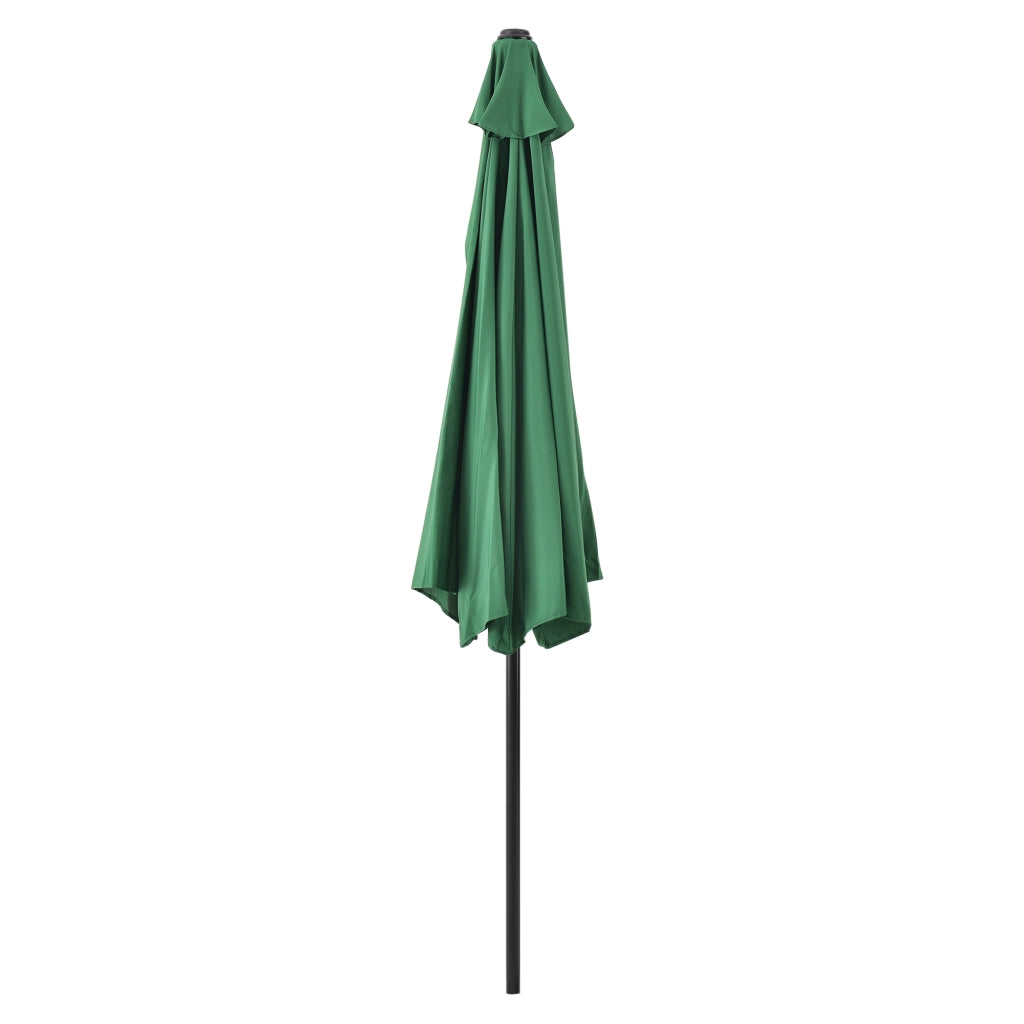 Ombrellone a Semicerchio Eger Parasole a Mezzaluna 300x150 cm Verde casa.pro