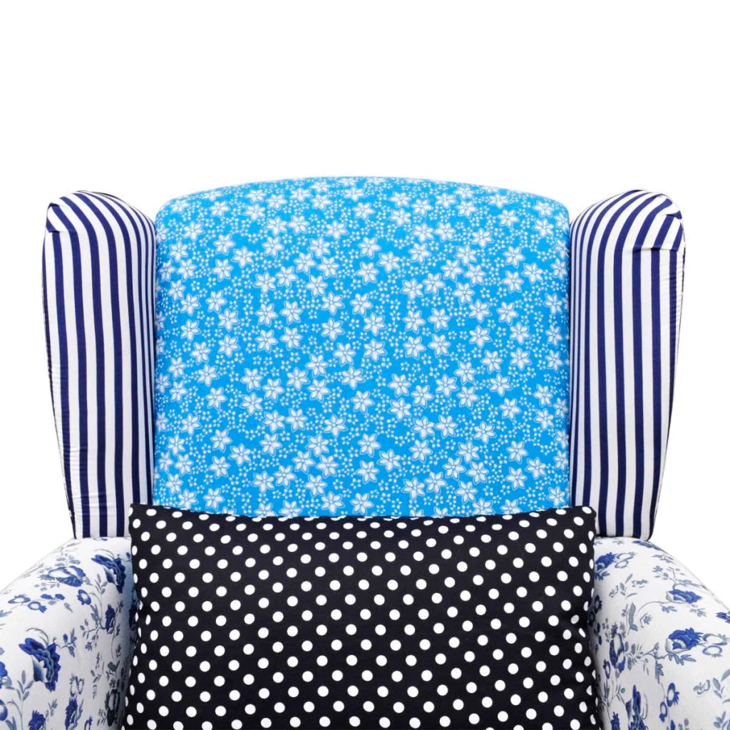Poltrona poltrona divano club design per soggiorno con tessuto patchwork 1102039/3