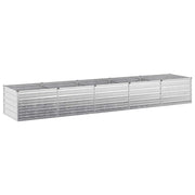 Letto rialzato da giardino Argento 400 x 80 x 55 cm 8006434