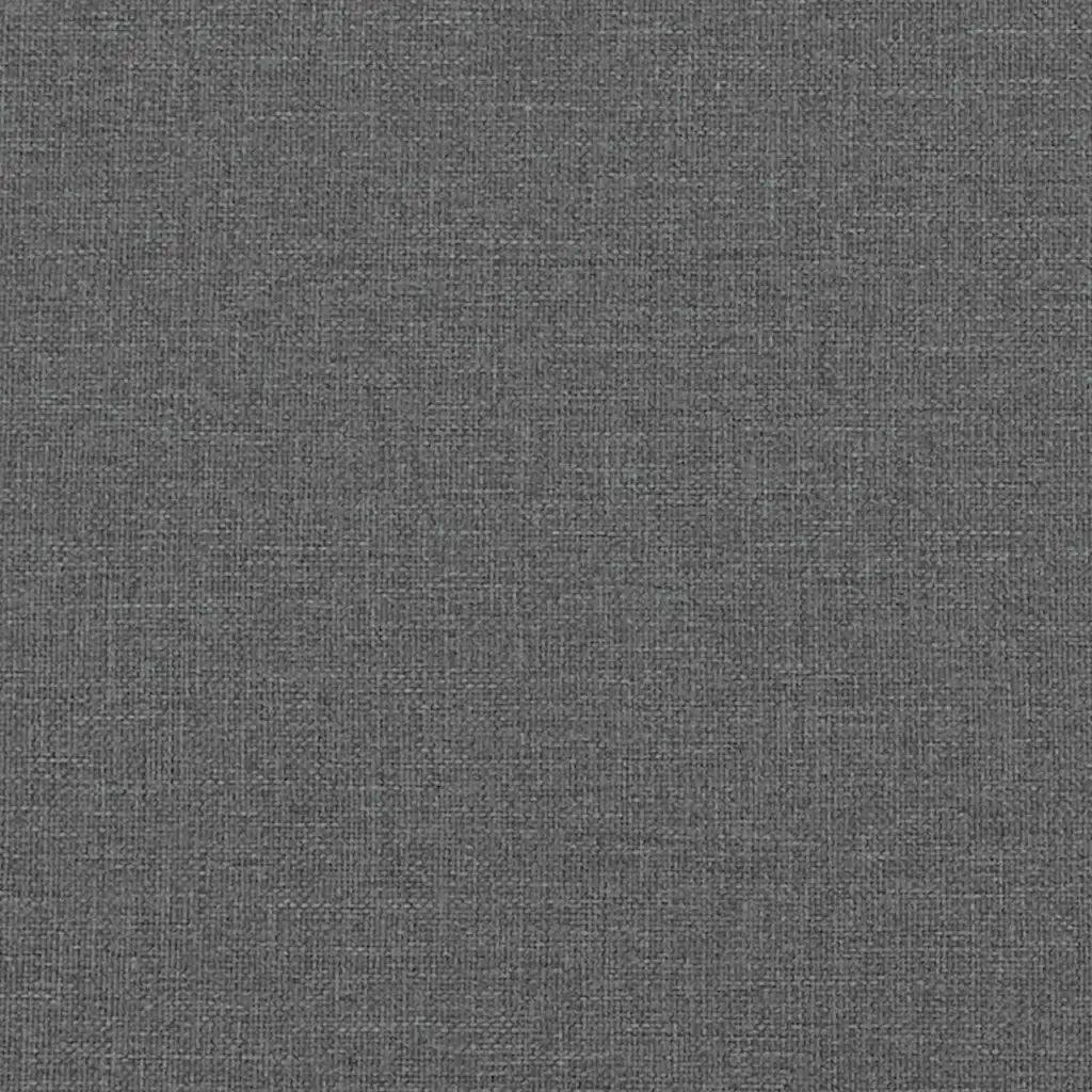 Cuscino Testiera Hanko Grigio Scuro 120 cm in Tessuto CFW7833553