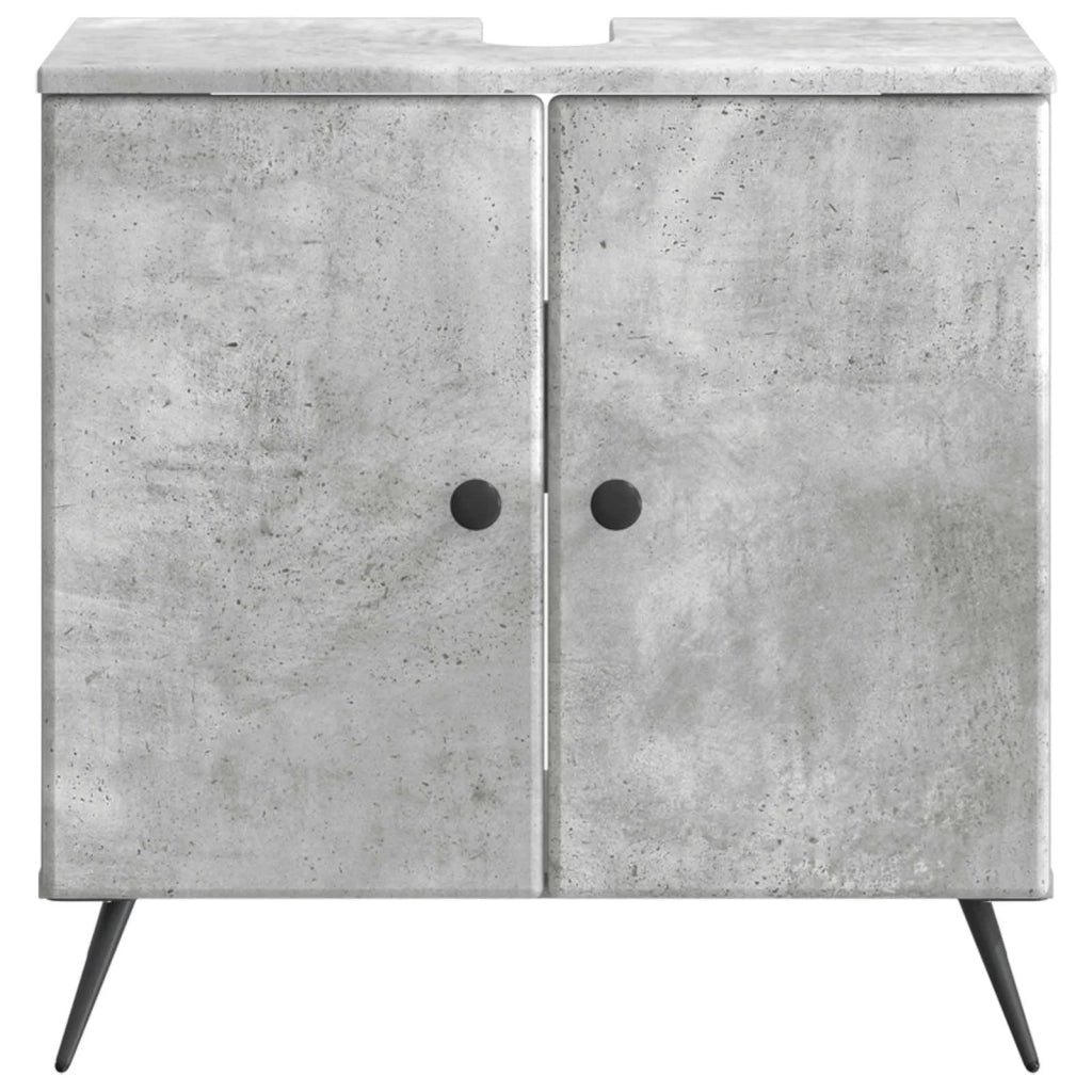 Armadio per Lavabo da Bagno BREDA Grigio Cemento 897448