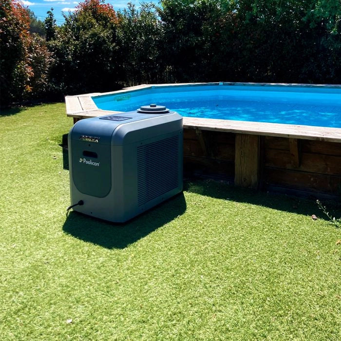 Sistema 5 in 1 Poolican filtra, sterilizza e riscalda piscine fino a 25 m³