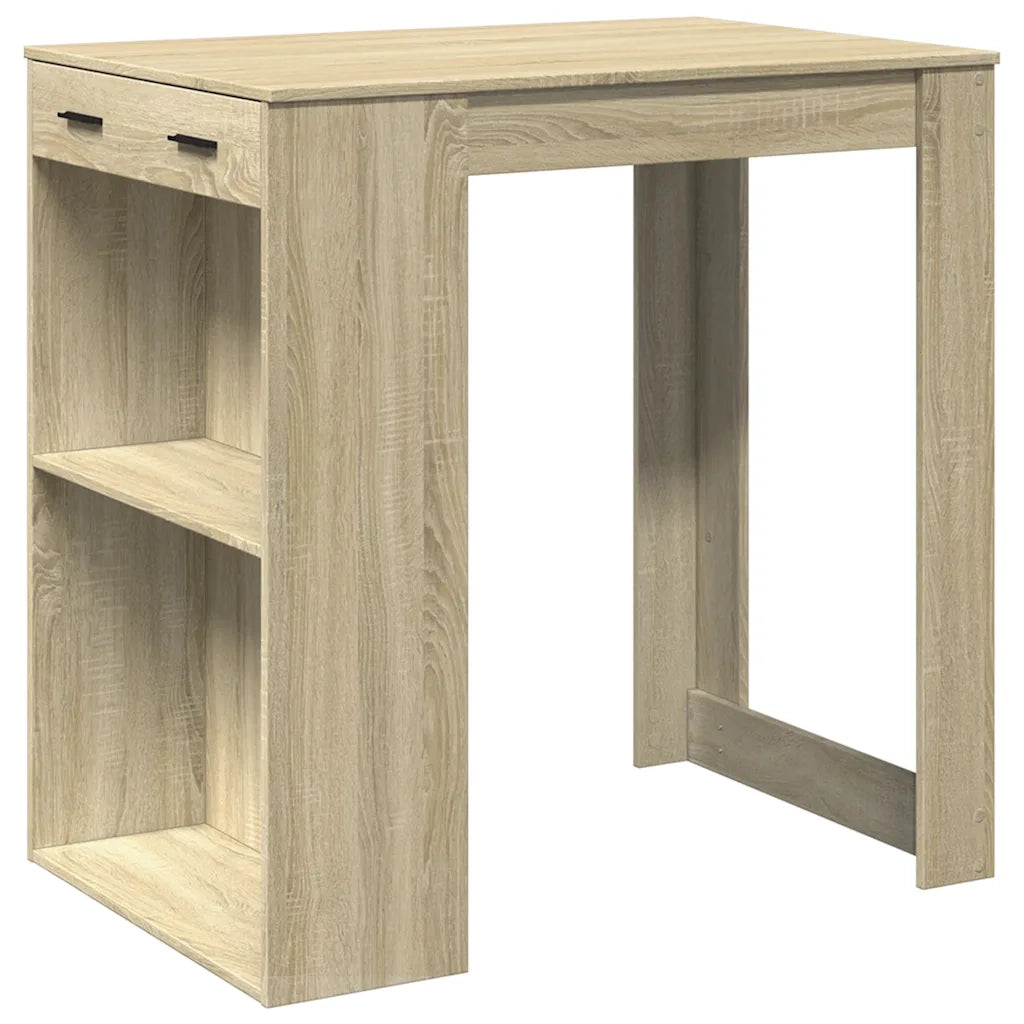 Tavolo da Bar Rovere Sonoma 102x70x103,5 cm in Truciolato 3309323