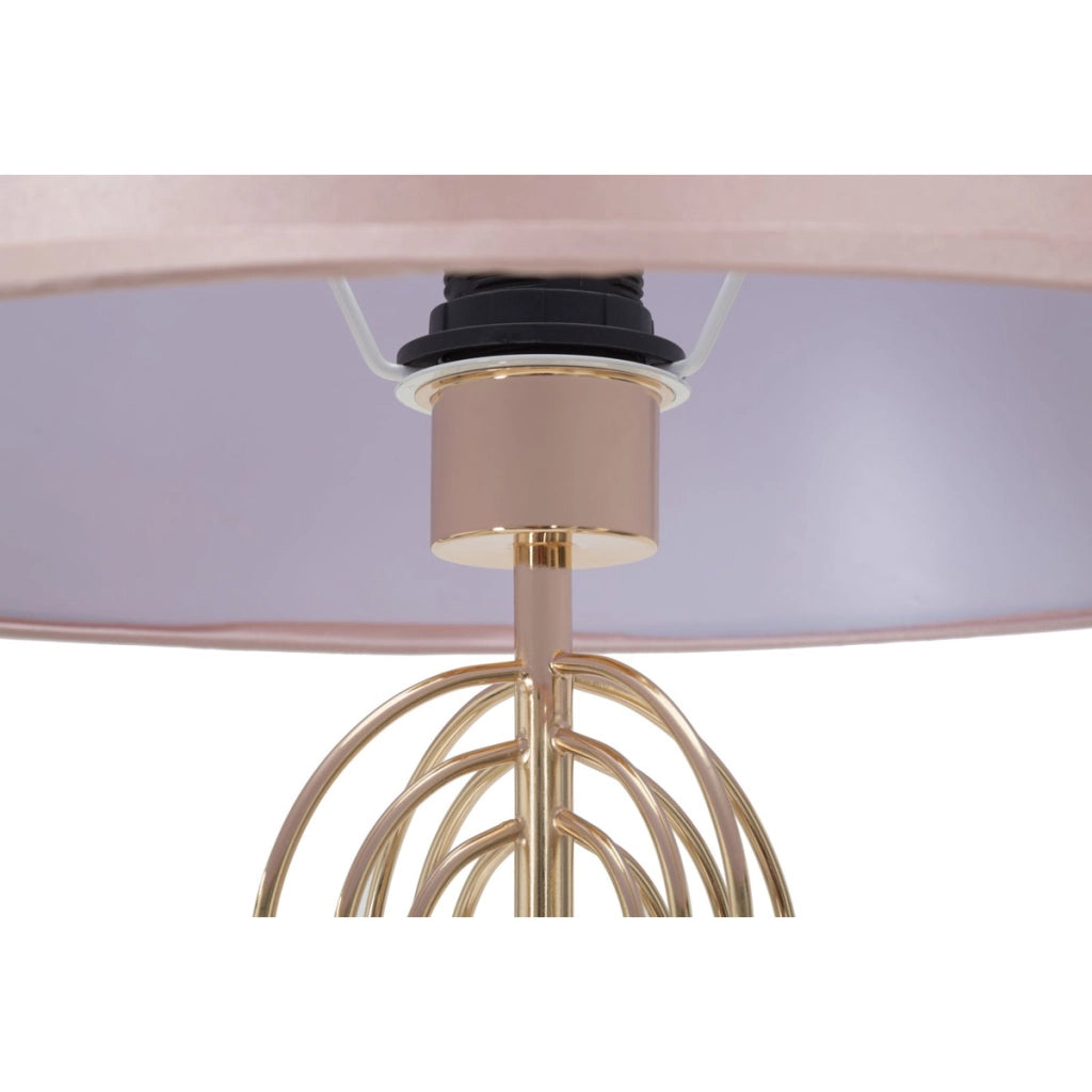 Lampada da Terra VKH188, Rosa, Metallo, 40x40x168,5 cm