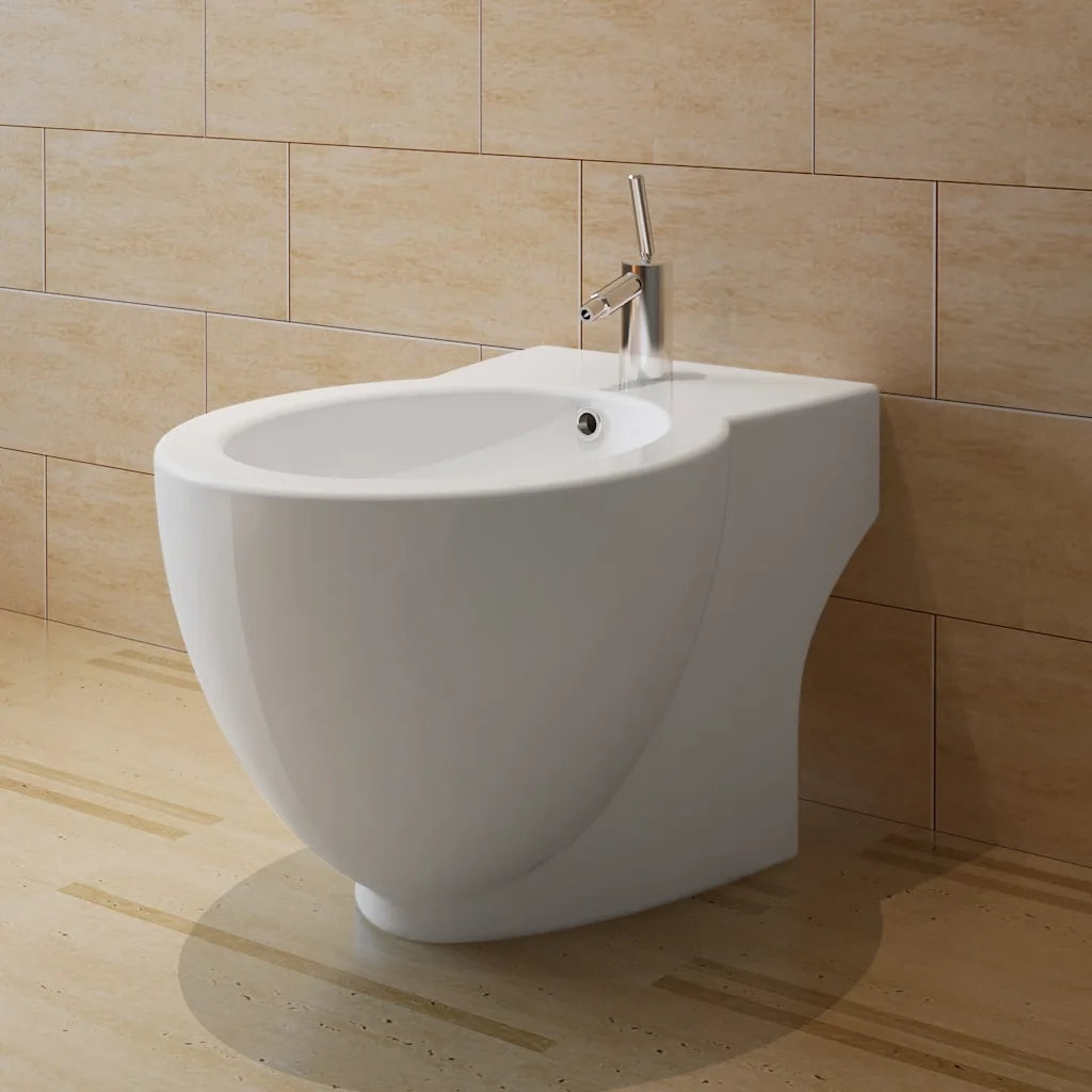 Set Toilette e BidÃ¨ in Ceramica Bianca cod mxl 50868