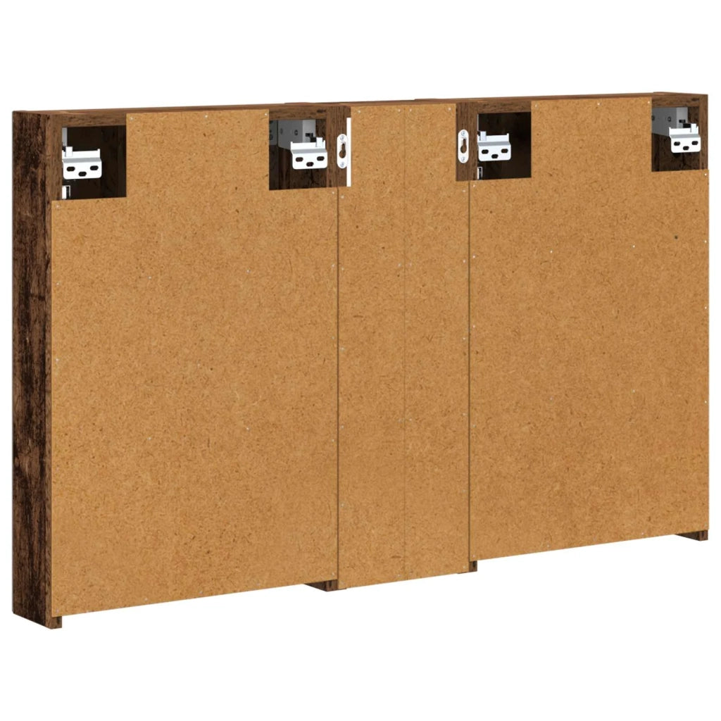 Set di Armadi da Bagno con porta 3 pcs 100 x 10,5 x 60,5 cm 3403702