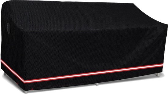 Copertura per Divano da Giardino 3-4 Posti, Copertura per Panchina da Giardino, Impermeabile, 236 x 102 x 89 cm, Nero