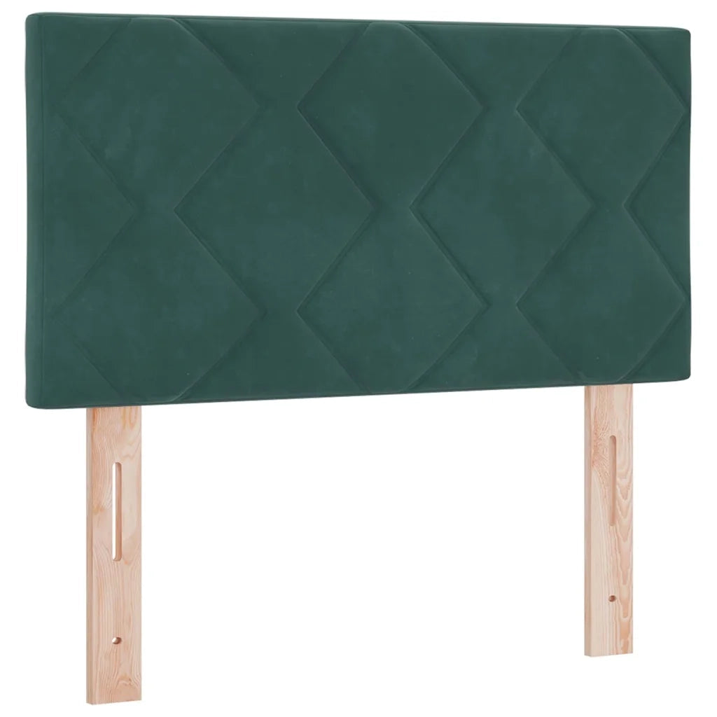 Testiera-Testata-Testiera Decorativa Verde scuro 80 cm Velluto
